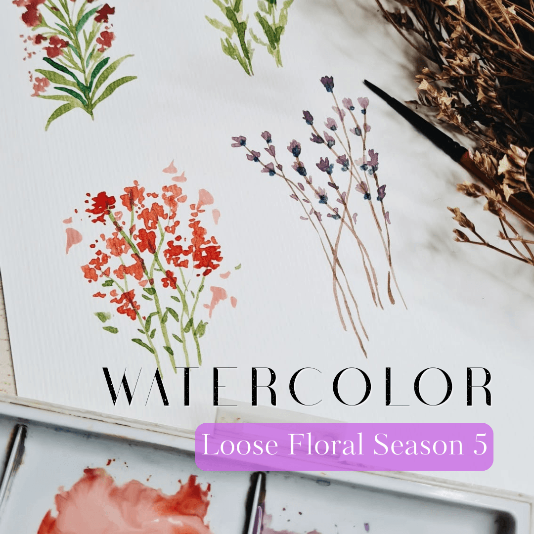 สีน้ำดอกไม้ Loose Floral Season 5