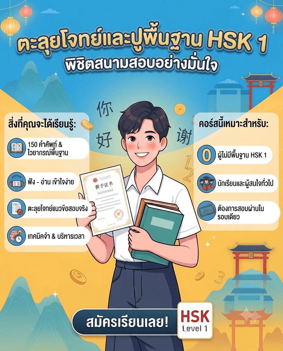 ติวสอบ HSK 1