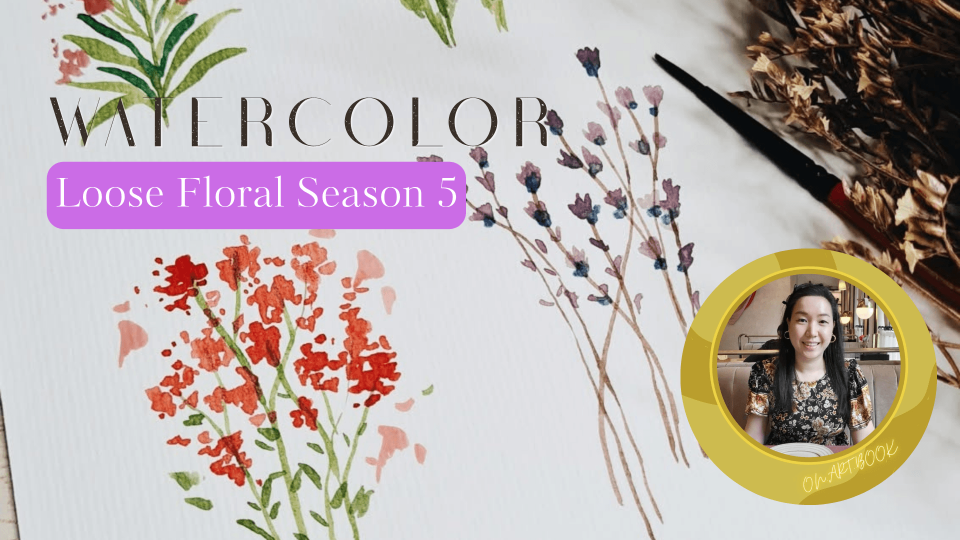 สีน้ำดอกไม้ Loose Floral Season 5