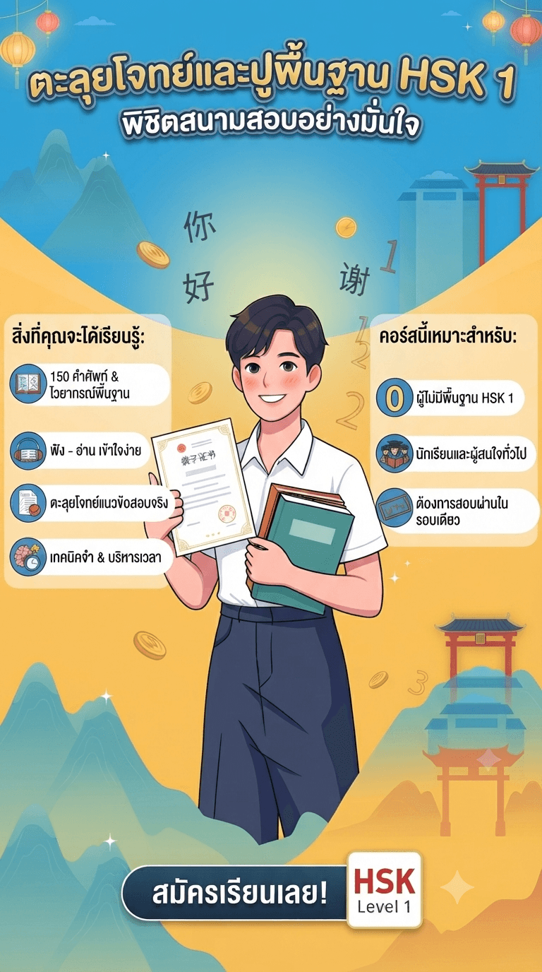 ติวสอบ HSK 1