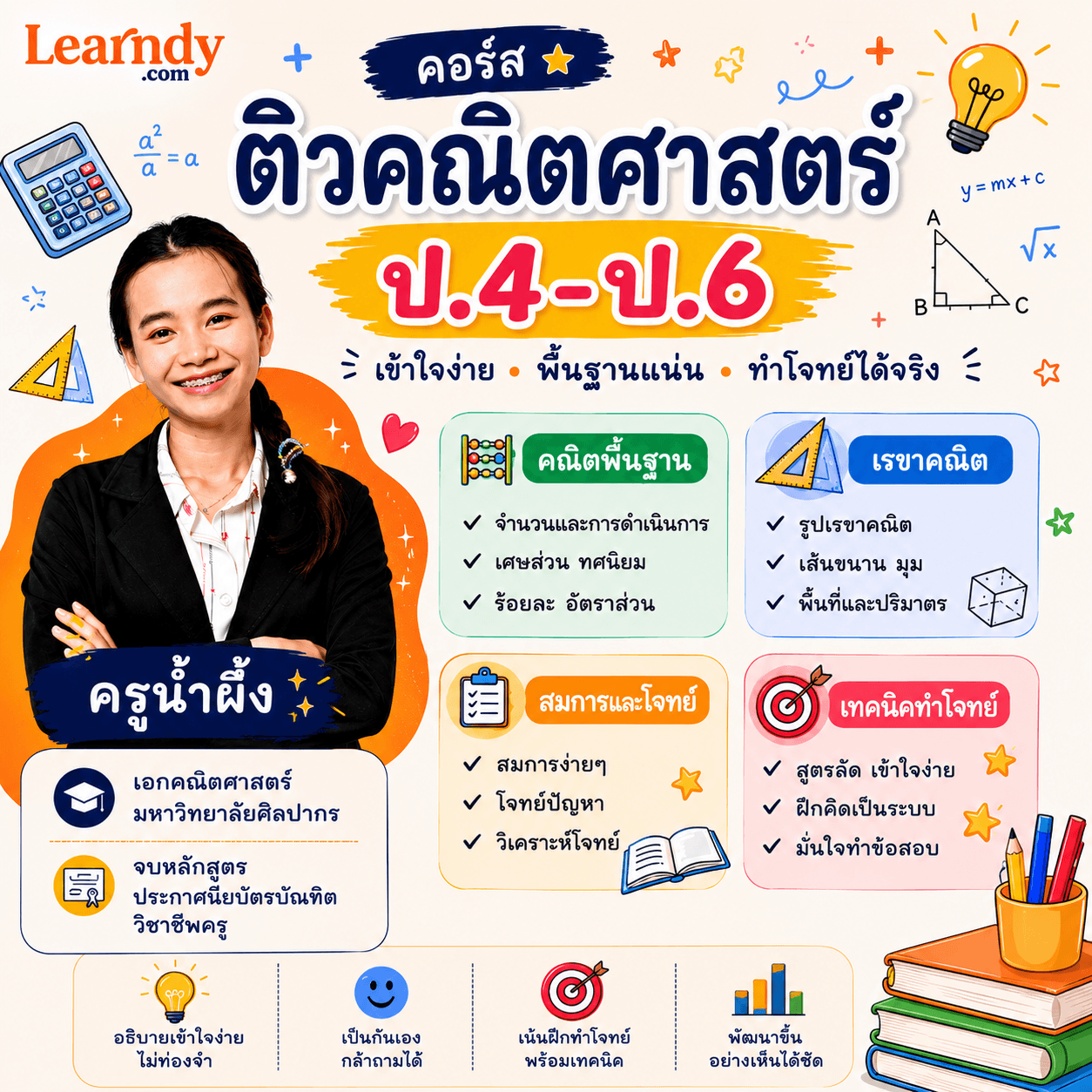 ตะลุยโจทย์คณิต ป.4 - ป.6