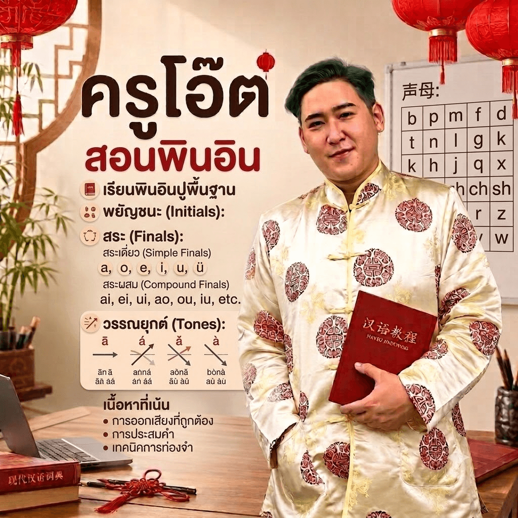 เจาะลึกพื้นฐานพินอิน