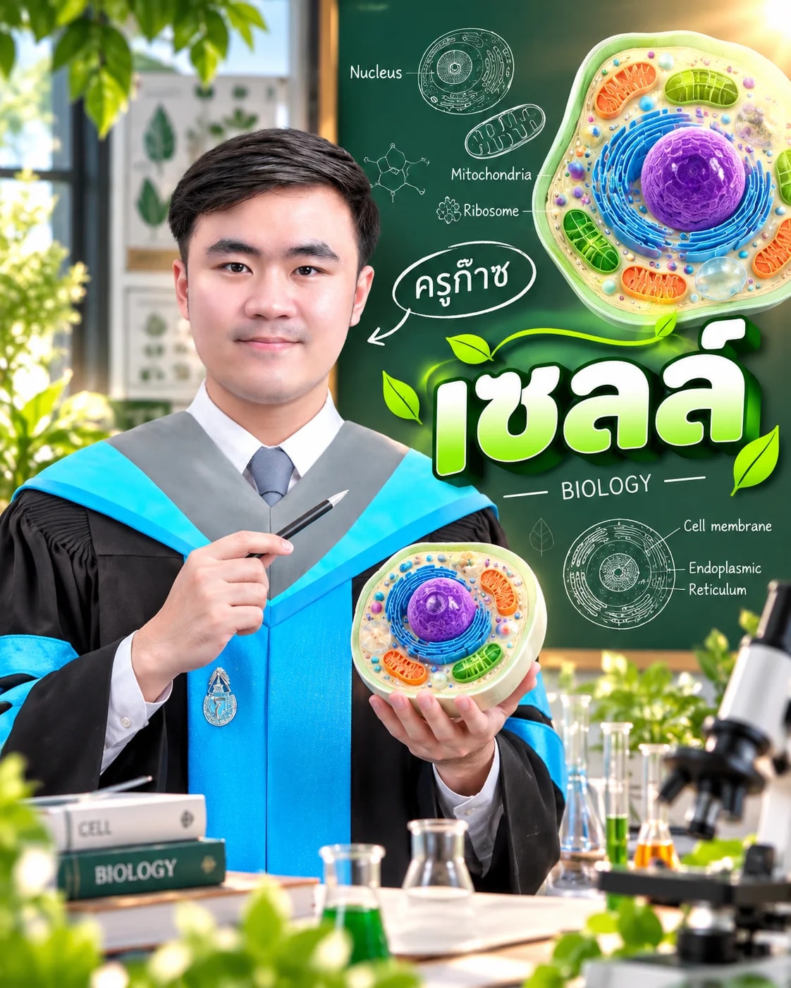 เซลล์และการทำงานของเซลล์ (Cell Biology)
