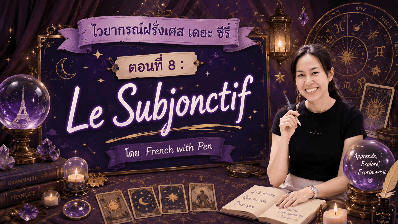 ไวยากรณ์ฝรั่งเศส เดอะ ซีรี่ "ตอนที่ 8 : Le Subjonctif”