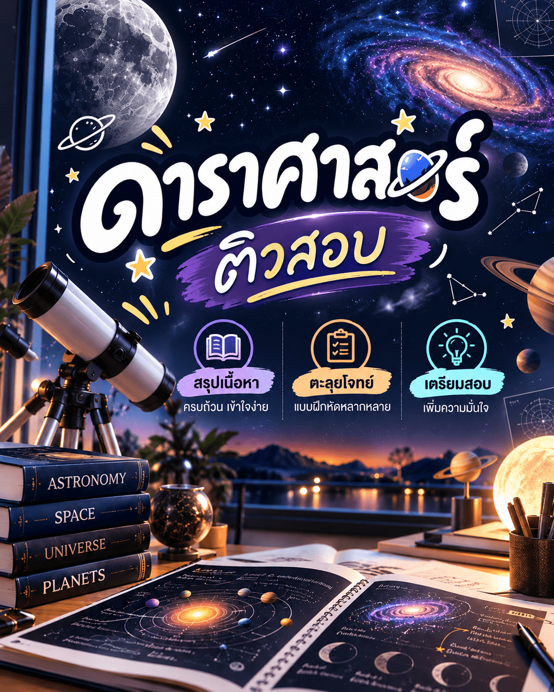 เตรียมสอบดาราศาสตร์