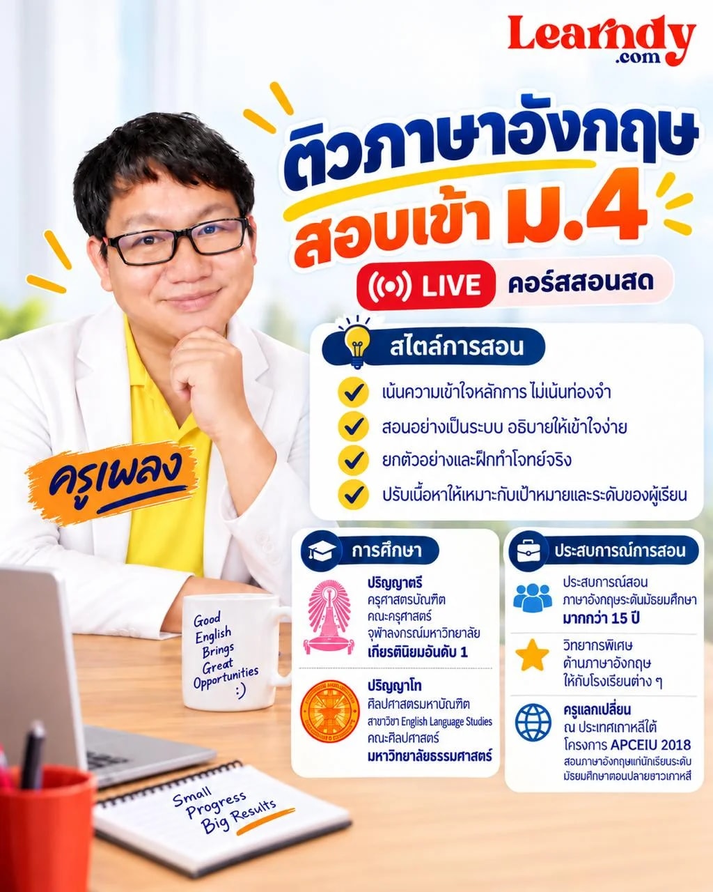 ติวภาษาอังกฤษ สอบเข้า ม4